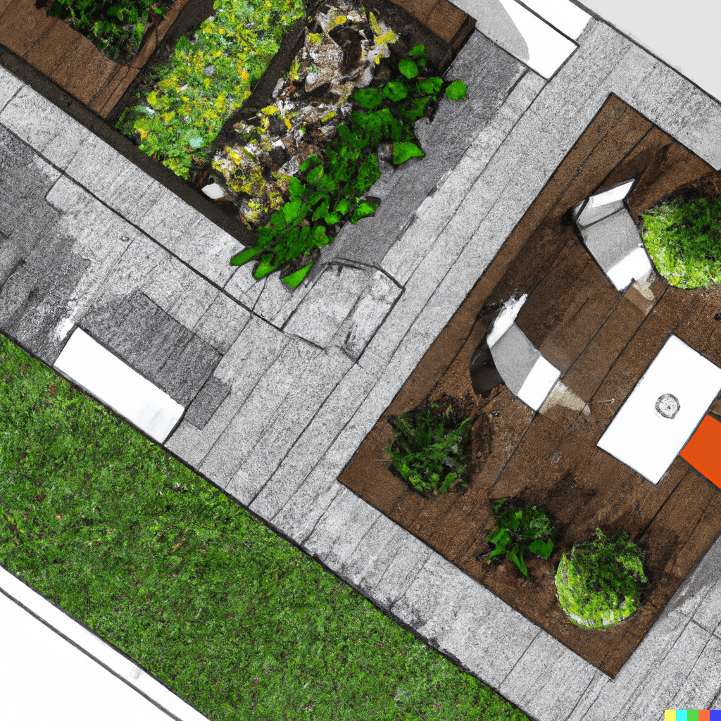 Terrazzo disegno progetto premium giardini